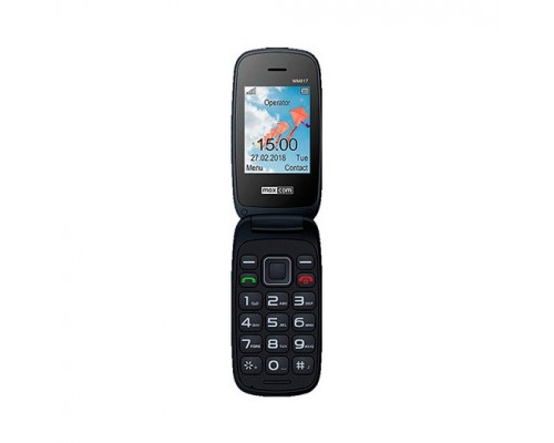 Telefono movil maxcom mm817 black 2.4 pulgadas