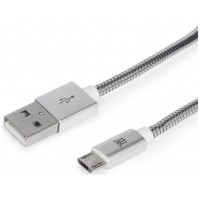 Maillon Technologique Premium MTPMUMS241 cable USB 1 m USB 2.0 USB A Micro-USB B Plata