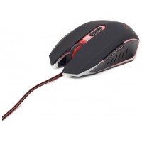 Gembird MUSG-001-R ratÃ³n Juego Ambidextro USB tipo A 2400 DPI