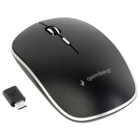 Gembird MUSW-4BSC-01 ratÃ³n Ambidextro RF Wireless + USB Type-C Ã“ptico 1600 DPI