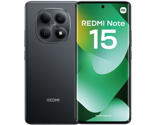 Xiaomi Redmi Note 15 17,2 cm (6.77") 4G 8 GB 256 GB 6000 mAh Negro Xiaomi Redmi Note 15 17,2 cm (6.77") 4G 8 GB 256 GB 6000 mAh Negro