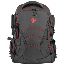 GENESIS Pallad 550 43,9 cm (17.3") Mochila Negro, Rojo