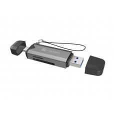 NATEC NCZ-2262 lector de tarjeta USB 3.1 Interno Negro, Gris Oscuro