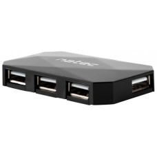 NATEC NHU-0647 hub de interfaz USB 2.0 480 Mbit/s Negro