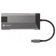 NATEC Fowler Plus USB Tipo C Negro, Gris