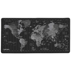 NATEC Time Zone Map Maxi Negro, Gris