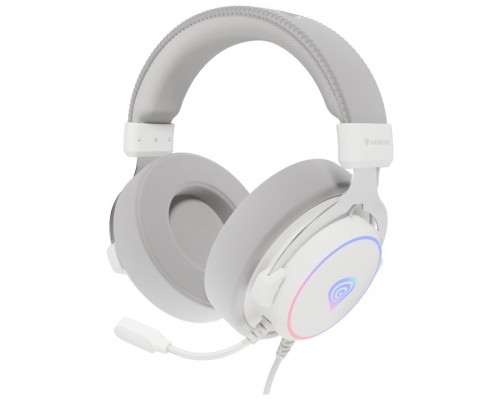 GENESIS Neon 764 Auriculares AlÃ¡mbrico Diadema Juego USB tipo A Blanco