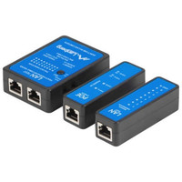 Lanberg NT-0404 comprobador de cables de red Comprobador de alimentaci&Atilde;&sup3;n PoE Negro, Azul