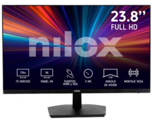 MONITOR 24" HDMI VGA NILOX NXM24FHD11 FHD 75Hz
