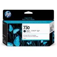 HP 730 130-ml Matte Black DesignJet Ink Cartridge cartucho de tinta 1 pieza(s) Original Rendimiento estÃ¡ndar