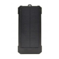 Gembird PB10-SOLAR-1 bater&Atilde;&shy;a externa Pol&Atilde;&shy;mero de litio 10000 mAh Negro