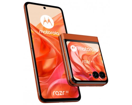 Motorola razr 50 17,5 cm (6.9") SIM doble Android 14 5G USB Tipo C 8 GB 256 GB 4200 mAh Naranja
