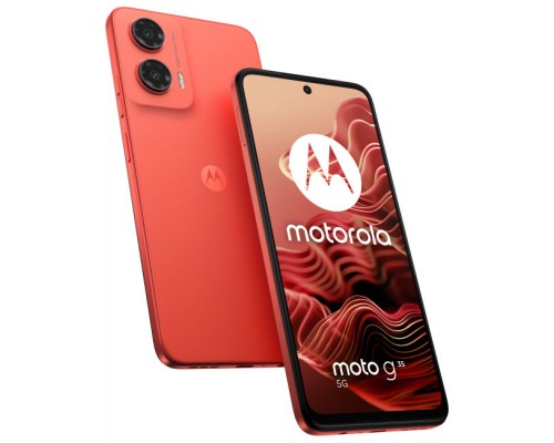 Motorola moto G35 5G 17,1 cm (6.72") SIM doble Android 14 USB Tipo C 8 GB 256 GB 5000 mAh Rojo