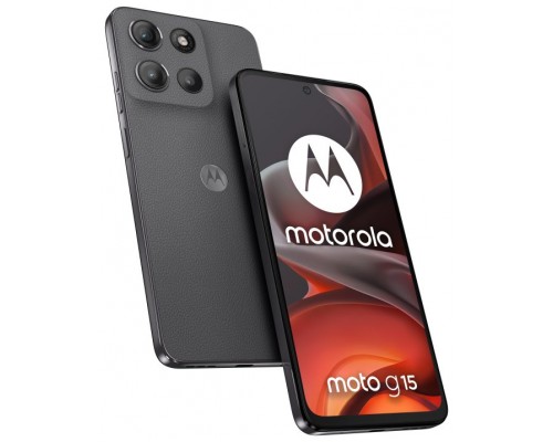 Motorola moto g15 17,1 cm (6.72") SIM doble Android 15 4G USB Tipo C 8 GB 512 GB 5200 mAh Gris