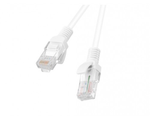 Lanberg PCU6-10CC-0300-W cable de red Blanco 3 m Cat6 U/UTP (UTP)