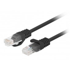 Lanberg PCU6-20CC-0025-BK cable de red Negro 0,25 m Cat6 U/UTP (UTP)