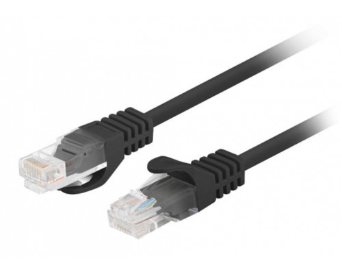 Lanberg PCU6-20CC-0025-BK cable de red Negro 0,25 m Cat6 U/UTP (UTP)