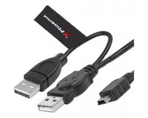 Cable 2 conectores usb 2.0 a