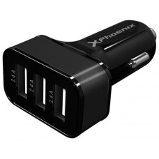 Cargador universal phoenix phcarcharger3usb coche mechero