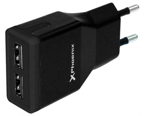 Cargador usb 5v 2 salidas 2a