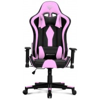 Silla gaming tournament cuero pu rosa