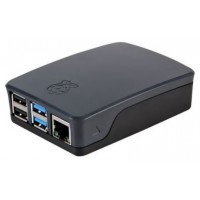 Carcasa raspberry pi 4 negra y