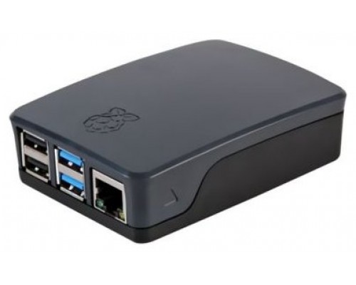 Carcasa raspberry pi 4 negra y