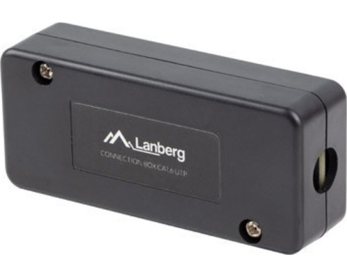 Lanberg PLC-6UL1-B caja de conexiones de red Cat6 Negro