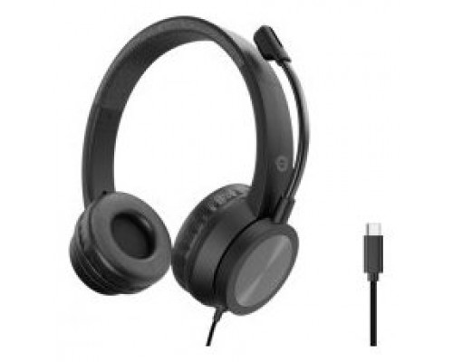 HEADSET CONCEPTRONIC POLONA05B CONEXION USB-C