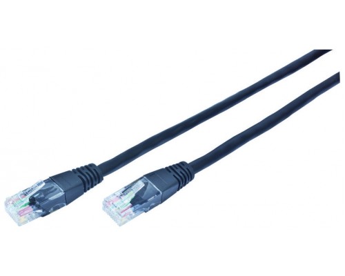 Gembird PP12-3M/BK cable de red Negro Cat5e U/UTP (UTP)