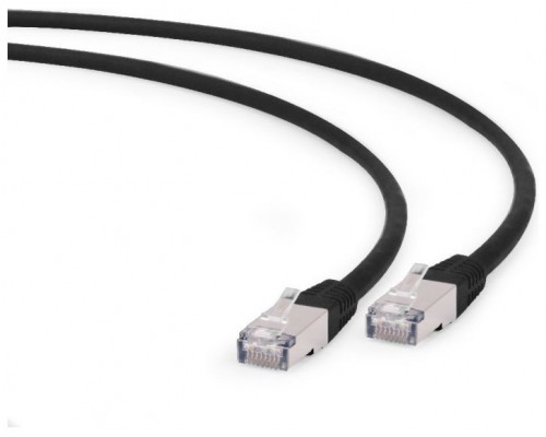 Gembird PP6A-LSZHCU-BK-1M cable de red Negro Cat6a