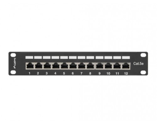 Lanberg PPF5-9012-B panel de parcheo 1U