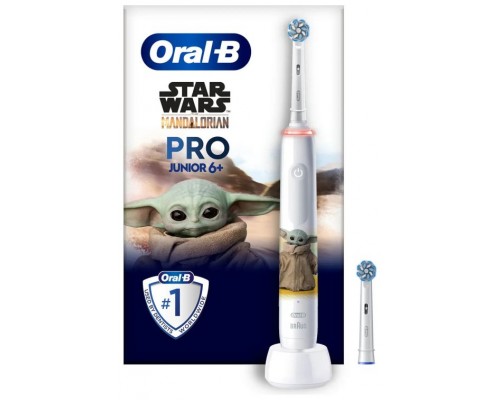 Oral-B PRO 14876674 cepillo el&Atilde;&copy;ctrico para dientes Ni&Atilde;&plusmn;o Cepillo dental giratorio Multicolor, Blanco