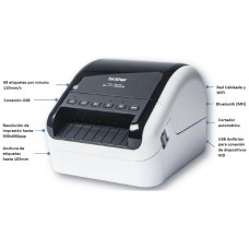 Impresora etiquetas brother ql - 1110nwbc 110mm usb