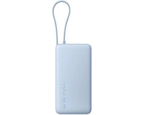 Xiaomi 67W Power Bank 20000 Ión de litio 20000 mAh Azul Xiaomi 67W Power Bank 20000 Ión de litio 20000 mAh Azul