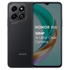 Honor X6b 16,7 cm (6.56") SIM doble Android 14 4G USB Tipo C 4 GB 128 GB 5200 mAh Negro