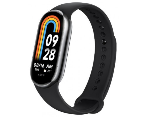 Xiaomi Smart Band 8 AMOLED Monitor de actividad fÃ­sica para muÃ±eca/con pinza de enganche 4,11 cm (1.62") Negro, Grafito