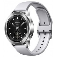 Xiaomi Watch S3 3,63 cm (1.43") AMOLED 47 mm Digital 466 x 466 Pixeles Pantalla tÃ¡ctil Plata GPS (satÃ©lite)