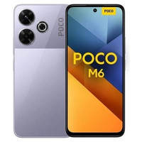 POCO M6 4G 17,2 cm (6.79") Ranura hÃbrida Dual SIM Android 14 USB Tipo C 6 GB 128 GB 5030 mAh Púrpura POCO M6 4G 17,2 cm (6.79") Ranura hÃbrida Dual SIM Android 14 USB Tipo C 6 GB 128 GB 5030 mAh Púrpura