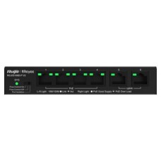 Ruijie Networks RG-ES106D-P V2 switch No administrado Fast Ethernet (10/100) EnergÃ­a sobre Ethernet (PoE) Negro