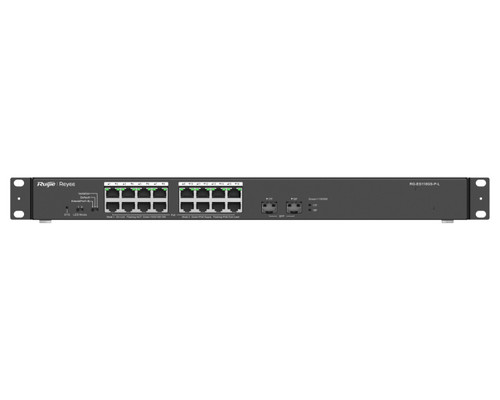 Ruijie Networks RG-ES118GS-P-L switch No administrado L2 Gigabit Ethernet (10/100/1000) EnergÃa sobre Ethernet (PoE) Negro Ruijie Networks RG-ES118GS-P-L switch No administrado L2 Gigabit Ethernet (10/100/1000) EnergÃa sobre Ethernet (PoE) Negro