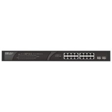Ruijie Networks RG-ES118GS-P switch No administrado Gigabit Ethernet (10/100/1000) EnergÃ­a sobre Ethernet (PoE) Negro