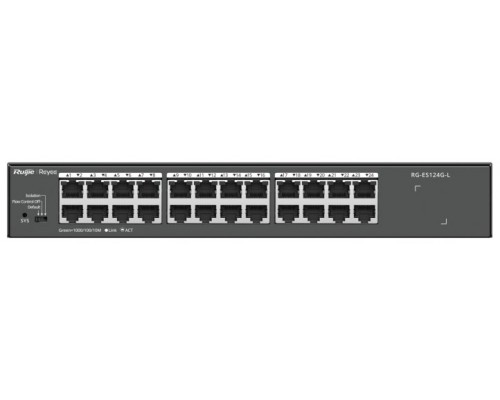 Ruijie Networks RG-ES124G-L switch No administrado L2 Gigabit Ethernet (10/100/1000) Negro
