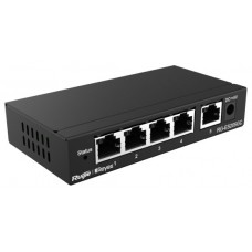 Ruijie Networks RG-ES205GC switch Gestionado L2 Gigabit Ethernet (10/100/1000) Negro