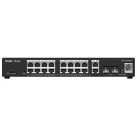 Ruijie Networks RG-ES220GS-P switch Gestionado L2 Gigabit Ethernet (10/100/1000) EnergÃ­a sobre Ethernet (PoE) Negro