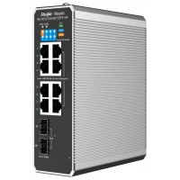 Ruijie Networks RG-NIS2100 Gestionado L2 Gigabit Ethernet (10/100/1000) EnergÃ­a sobre Ethernet (PoE) Negro, Acero inoxidable