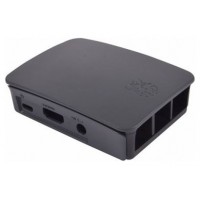Carcasa raspberry pi 3 negra y