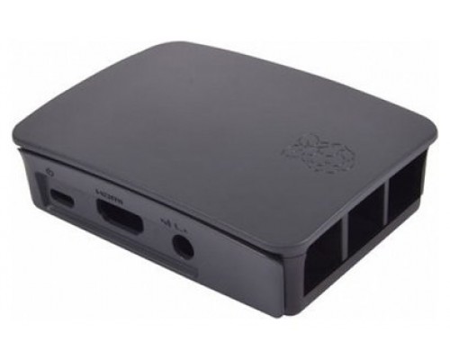 Carcasa raspberry pi 3 negra y