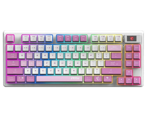 Msi Teclado FORGE GK600 TKL W VIOLET ES BT
