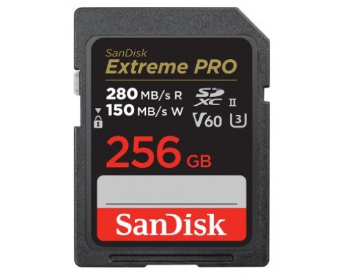MEMORIA SD 256GB SANDISK EXTREME PRO SDXC UHS-II CLASS